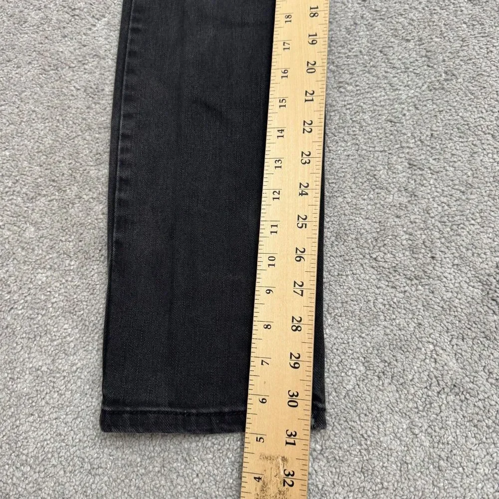 Levi's 511 Straight Leg Slim Fit Denim Jeans Mens 28x32 Black Waterless Casual